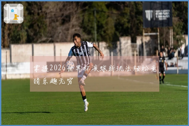 掌握2026世界杯滚球新玩法轻松竞猜乐趣无穷